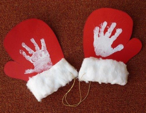 Gants pere noel